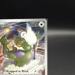 Tornadus 210 White Flare Pokemon Center Stamped Promo Holo Black Star 🔥 - Image 3