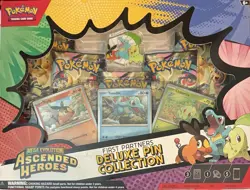 Pokemon Ascended Heroes First Partners Deluxe Pin Collection BRAND NEW SEALED - Image 1