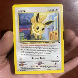 Vintage Eevee 38/75 Neo Discovery Regular Pokemon Card NM c485 - Image 1