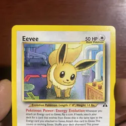 Vintage Eevee 38/75 Neo Discovery Regular Pokemon Card NM c485 - Image 2