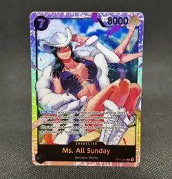 Ms. All Sunday OP14-084 The Azure Sea's Seven SR Foil One Piece - Image 1