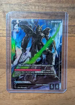 Gundam Card Game - Gundam Deathscythe - LR+ Alt Art GD01-025 English Near Mint - Image 1