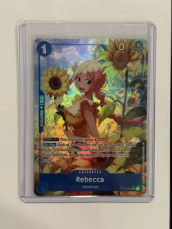 Rebecca (Alternate Art) OP15-053 Adventure on Kami's Island One Piece Foil NM - Image 1