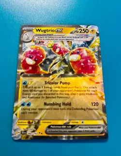 Wugtrio Ex #60 Pokemon Card - Temporal Forces 060/162 NM Double Rare Holo TCG - Image 2