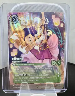 Tangled Rapunzel-High Climber - Enchanted Foil - 214/204 Disney Lorcana TCG - NM - Image 1