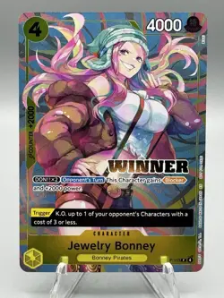 Jewelry Bonney (Heroines Battle Winner Pack) P-113 One Piece Promotion Cards... - Image 1