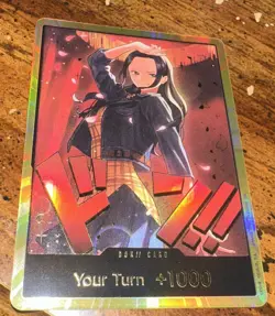 DON!! Card (Nico Robin) (Gold) Extra Booster: One Piece Heroines Edition Foil - Image 2