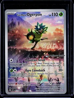 Teal Mask Ogerpon #123 SV: Scarlet & Violet Promo Cards Pokemon - Image 1