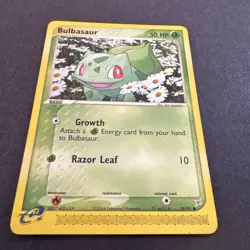 BULBASAUR 39/95 EX Team Magma vs Team Aqua Pokemon TCG card LP - Image 3