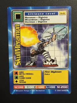 Digimon SkullMeramon Tb-07 Taco Bell Promo Card 2000 - Image 1
