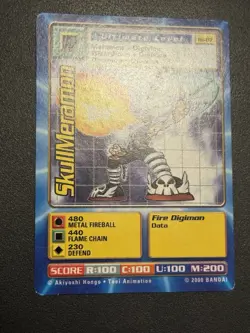 Digimon SkullMeramon Tb-07 Taco Bell Promo Card 2000 - Image 3