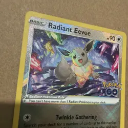 Radiant Eevee SWSH230 SWSH: Sword & Shield Black Star Promo Pokemon Card NM - Image 4