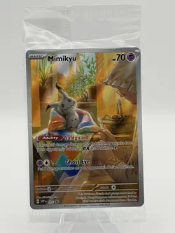 Pokemon Sealed Mimikyu 075 Sv: Scarlet & Violet Promo Card Holo Promo 2024 TCG - Image 2