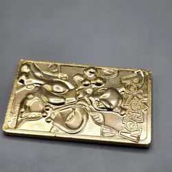 Pokemon 23K Gold Plated Mewtwo Trading Card 1999 Burger King Limited Edition - Image 4