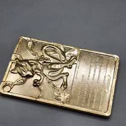 Pokemon 23K Gold Plated Mewtwo Trading Card 1999 Burger King Limited Edition - Image 5