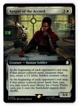 Keeper of the Accord (Extended Art) 451 Universes Beyond: Fallout Foil NM - Image 1