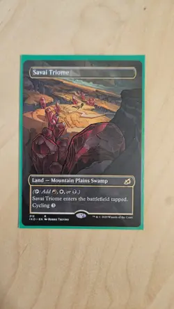 MTG Showcase Savai Triome (Ikoria: Lair of Behemoths) NM - Image 1