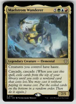 Maelstrom Wanderer Rare Commander: Lorwyn Eclipsed 127 MTG Near Mint 2026 - Image 1