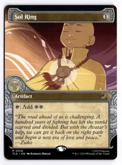 Magic: The Gathering Avatar: TLA Sol Ring (Showcase) - Image 1