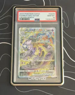 2023 Pokemon Mewtwo VSTAR Crown Zenith PSA 10 Gem Mint Card - Image 4