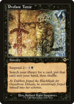 Profane Tutor (Retro Frame) 401 Rare Modern Horizons 2 Near Mint - Image 1