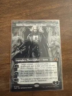 MTG Sorin, Imperious Blood Lord Innistrad Remastered Borderless Non Foil. - Image 1