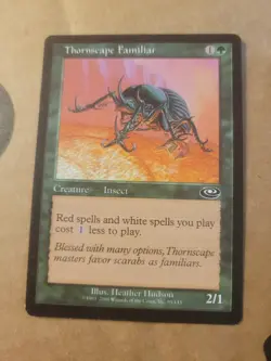 Thornscape Familiar #95 Planeshift MTG Magic Insect Green LP BULK BUY DISCOUNT - Image 1