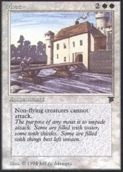 [1x] Moat Played, English Legends MTG Magic - Image 1