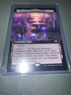 Takenuma, Abandoned Mire (Extended Art) Kamigawa: Neon Dynasty Regular NM - Image 2