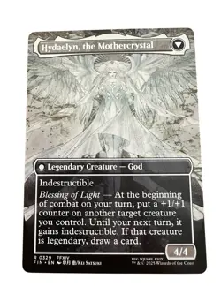 MTG Venat, Heart Of Hydaelyn Hydaelyn, The Mothercrystal Borderless FIN #329 - Image 2
