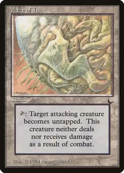 Maze of Ith - MtG The Dark - Uncommon MP/HP 1994 - Image 1
