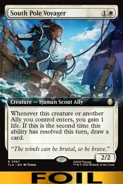 South Pole Voyager - FOIL EXTENDED ART - Avatar: The Last Airbender MTG - Image 1