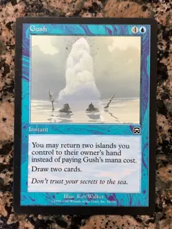 MTG Gush x1 Mercadian Masques NM Magic the Gathering - Image 1