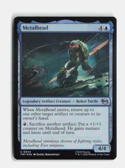 Metalhead 44 Foil Teenage Mutant Ninja Turtles MTG NM - Image 1