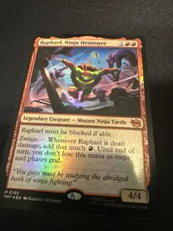 Raphael, Ninja Destroyer Teenage Mutant Ninja Turtles Foil - Image 2