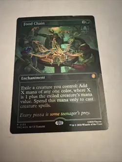 Food Chain (Borderless) Teenage Mutant Ninja Turtles Foil MTG NM - Image 1