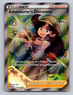 ADVENTURER'S DISCOVERY TG23/TG30 LOST ORIGIN TRAINER GALLERY POKEMON NM - Image 1
