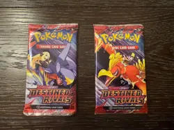 2 x (Factory Sealed) 🔥Pokemon TCG Cards Destined Rivals Booster Packs ✅ - Image 1