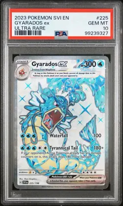 Pokemon Gyarados ex 225/198 SV01 Scarlet & Violet Ultra Rare PSA 10 Holo - Image 1