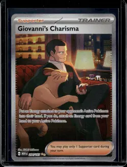 Pokemon SV: Scarlet & Violet 151 Giovanni's Charisma 204/165 - Image 1
