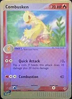 Pokemon TCG Combusken Reverse Holo - 25/97 - 2003 EX Dragon - NM-MT - Image 1