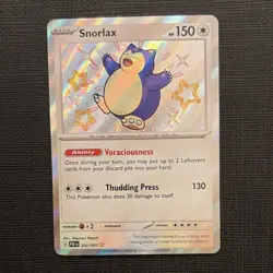 Snorlax SV Paldean Fates 202/091 Holo Shiny Rare Pokemon TCG English - Image 1
