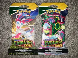 Pokemon Evolving Skies 2 Sleeved Booster Pack Lot ***BRAND NEW FACTORY SEALED*** - Image 1