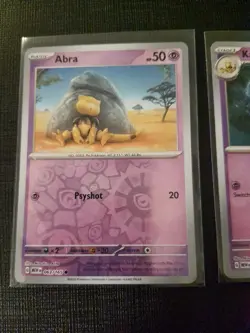 Abra Kadabra Alakazam EX 151 Black Star Promo SVP050 Pokemon NM - Image 2