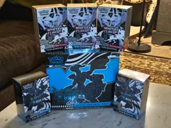 Pokemon TCG Black Bolt ETB + Booster Bundle (2) and White Flare Booster Bundles - Image 2