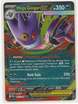 Mega Gengar ex - 056/094 - Double Rare - Pokemon Phantasmal Flames - Image 1