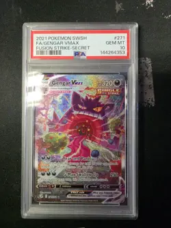 2021 pokemon gengar vmax psa 10 - Image 1