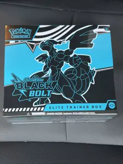 Black Bolt Elite Trainer Box Sv: Black Bolt (BLK) Pokemon TCG New Factory Sealed - Image 1
