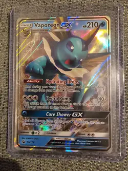 Vaporeon GX SM172 Holo Ultra Rare Black Star Promo NM Pokemon TCG - Image 1
