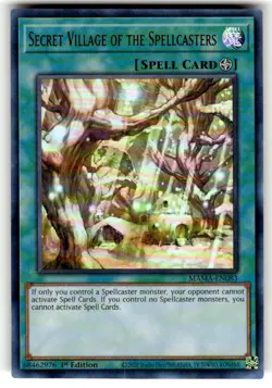 Yu-Gi-Oh! Secret Village of the Spellcasters 2022 MAMA-EN083 Ultra Rare 1st Ed N - Image 1